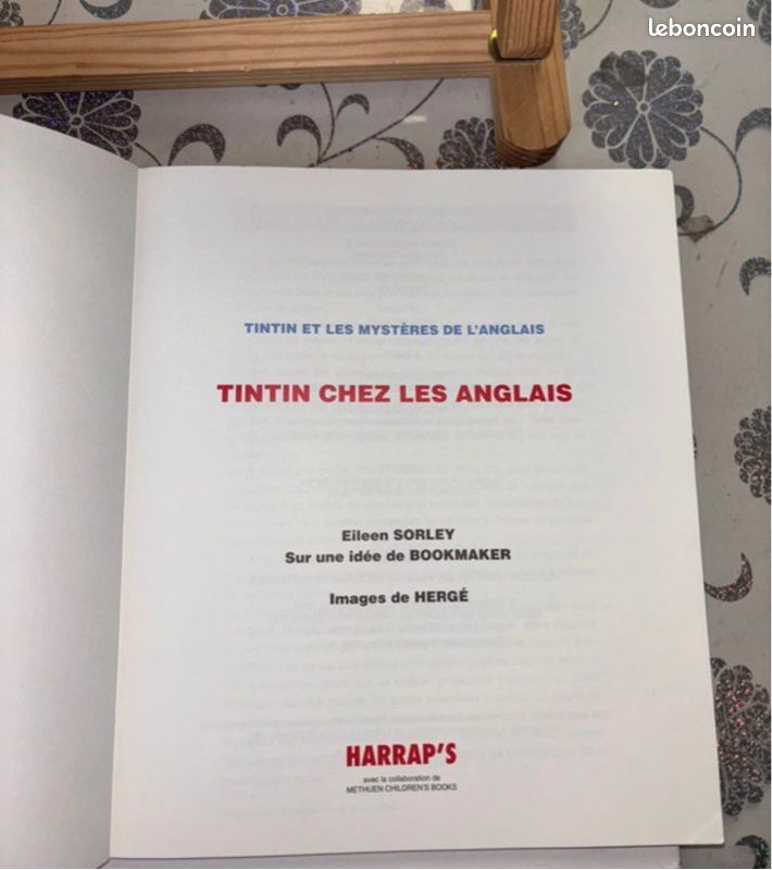 Harrap's Tintin chez les Anglais Initiation à l'anglais Livre/Cassette (image 6)