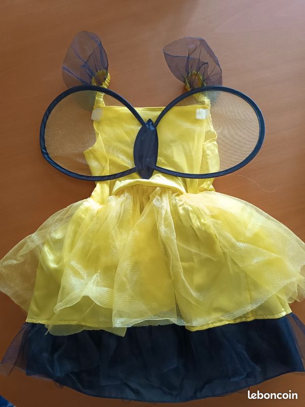 Déguisement abeille robe quasi neuf. Porté une fois (image 3)