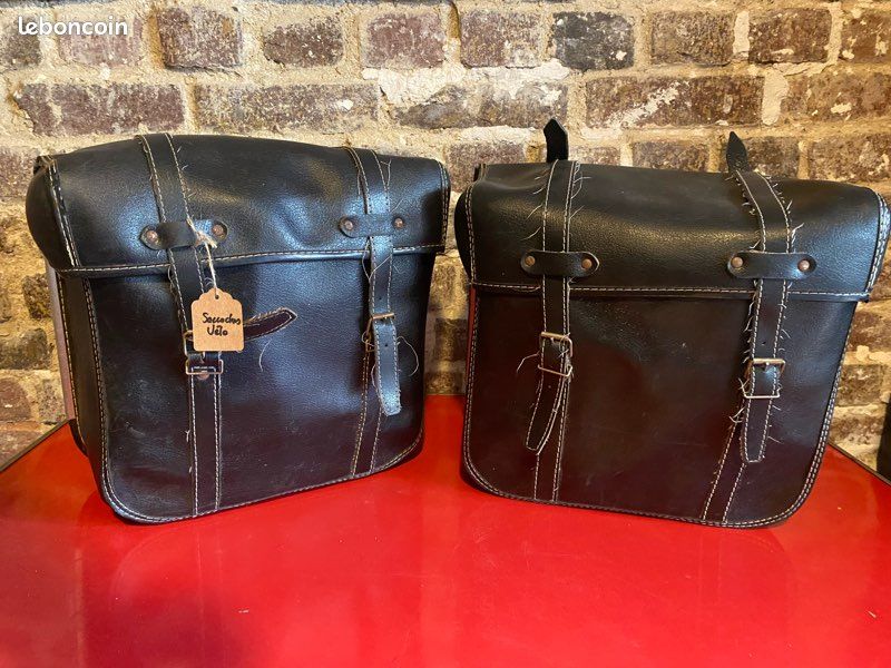 Sacoche Ancienne De Vélo En Toile – Vintage Années 1920/30, état D'usage