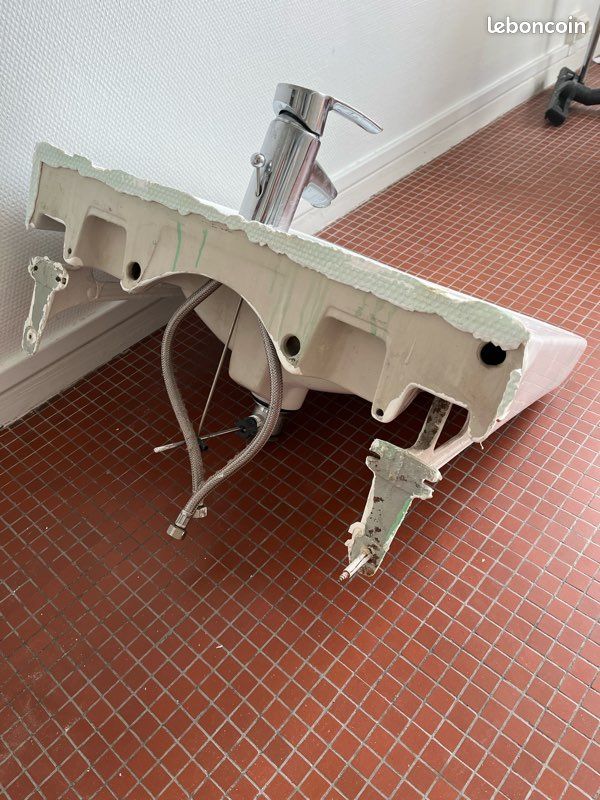 Lavabo et mitigeur en très bon état (image 1)