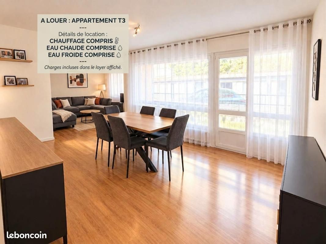 Appartement 4 pièces 90 m² · à Montbéliard · 90 m² · 790 €/mois