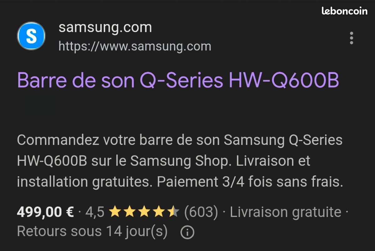 Barre de son samsung (image 16)
