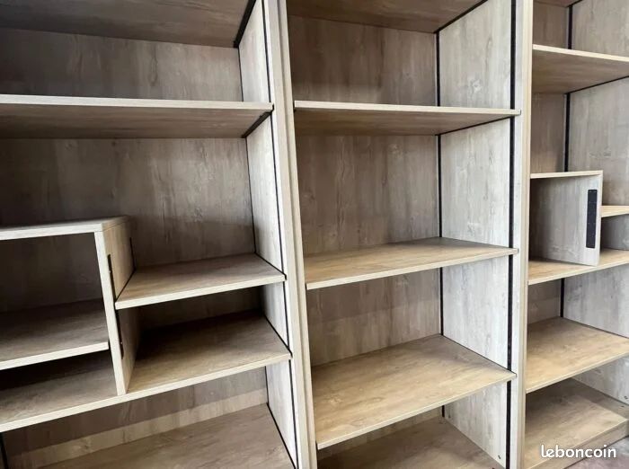 Étagère Présentation Type Bibliothèque H 250 cm en Bois (image 3)