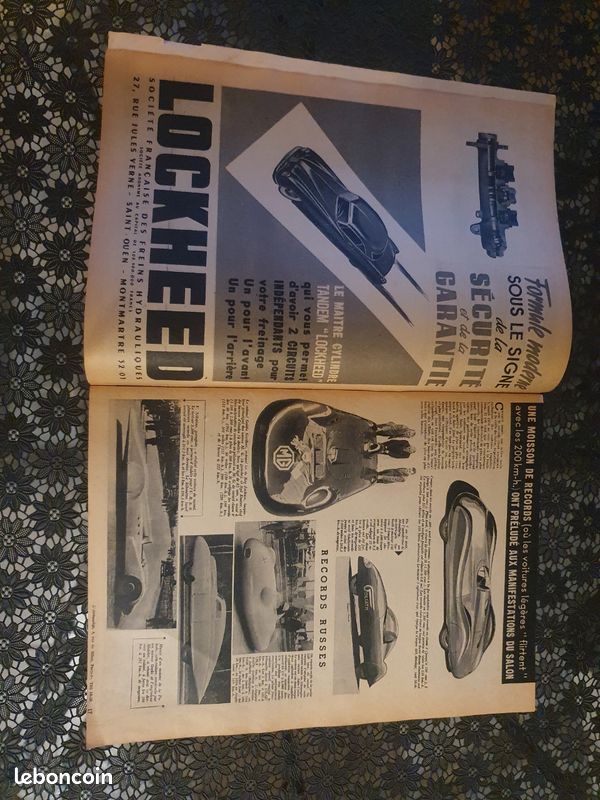 Revue L'Automobile Spécial Salon 1951 — Renault Frégate & Accessoires O.L.D, collector (image 2)
