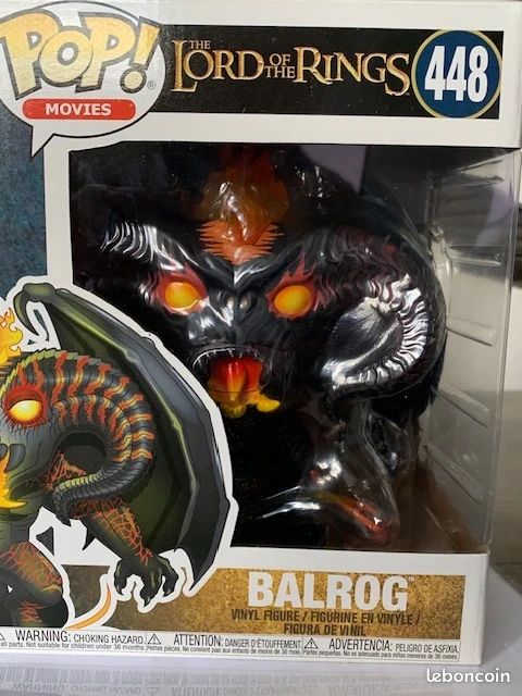 Figurine Funko Pop Lord of the Rings Balrog #448 - Collection Figurine Funko Pop Lord of the Rings Balrog #448 - Collection