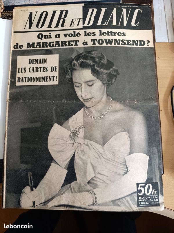 (A62)- Lot de 8 magazines anciens "Noir et Blanc"de 1958: numéros 683, 686, 688, 689, 707, 710, 712 et 713 (image 4)