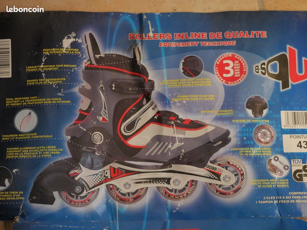 Rollers ABEC-5 + Protections (image 1)