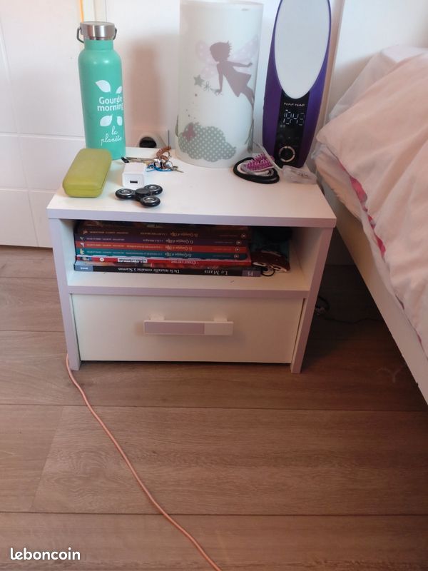 Lit enfant (sommier et matelas inclus), draps possibles (image 2)