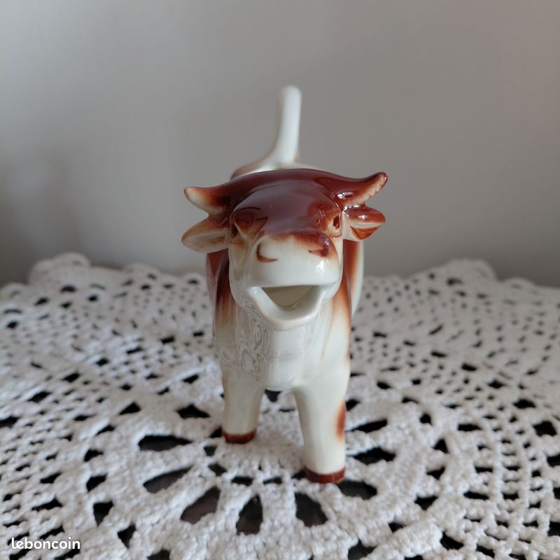 Pot à Lait Vache Highland Décoratif - Pichet Ou Vase Rustique - Cadeau Original Et Pratique