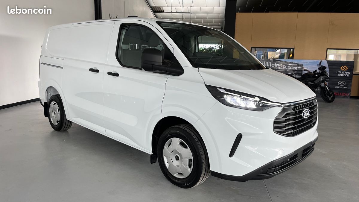 25 990 HT - ford transit custom trend 280 l1h1 2.0 ecoblue 136 cv blanc / neuf / tva recuperable (image 4)