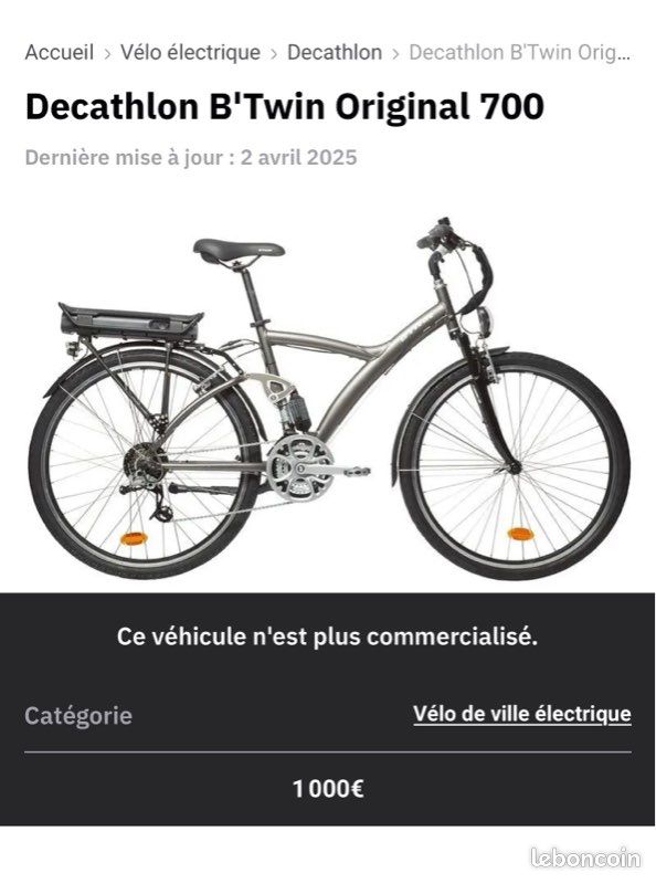 Btwin 700 Velo Ã©electrique Btwin Velo Vtc Arcade VÃ©lo Vlo Vtc