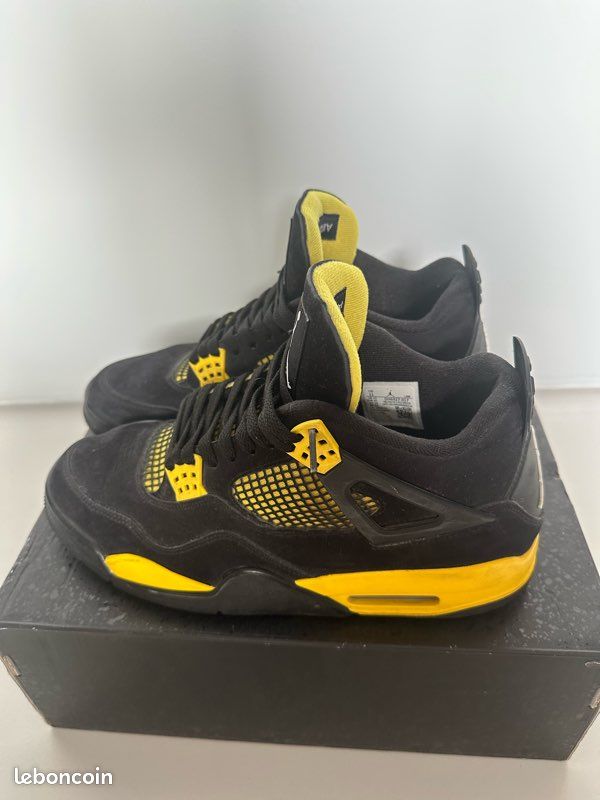 Jordan 4 rétro thunder (image 7)