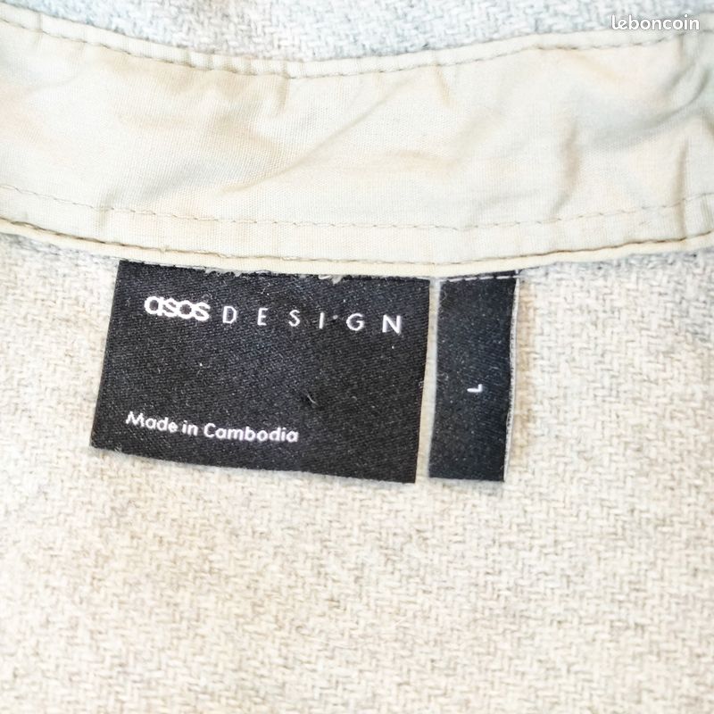 Surchemise "asos" - taille oversize: L - ttbe (image 4)