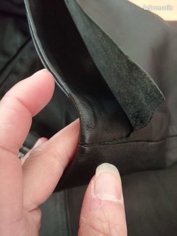 Jupe vrai cuir mango (image 9)