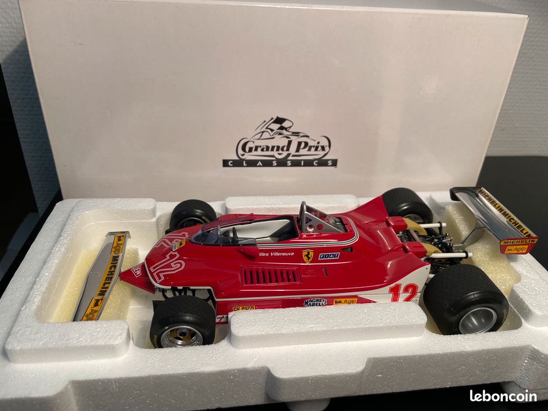 Miniature Exoto Ferrari 312 T4 – Gilles Villeneuve – Échelle 1/18 – état Comme Neuf