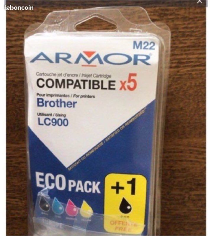 Lot De 10 Cartouches D'encre Compatibles Brother LC900 - Multicolore - Jet D'encre