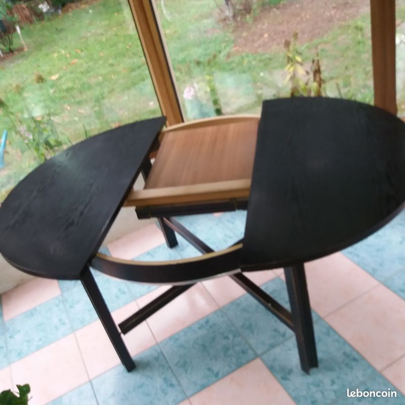 Table transformable extensible noire (image 4)
