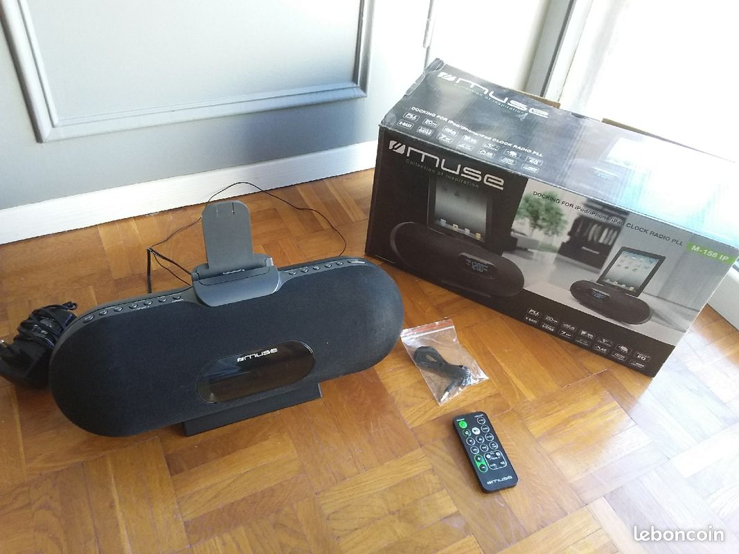 Enceinte Muse M 158 IP . Station accueil ipod/iphone/ipad (image 3)
