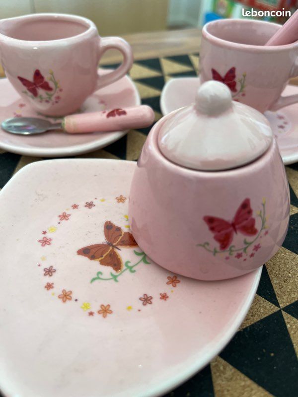 Ancienne Dinette En Porcelaine Pour Enfant – France – Déco Fleurie