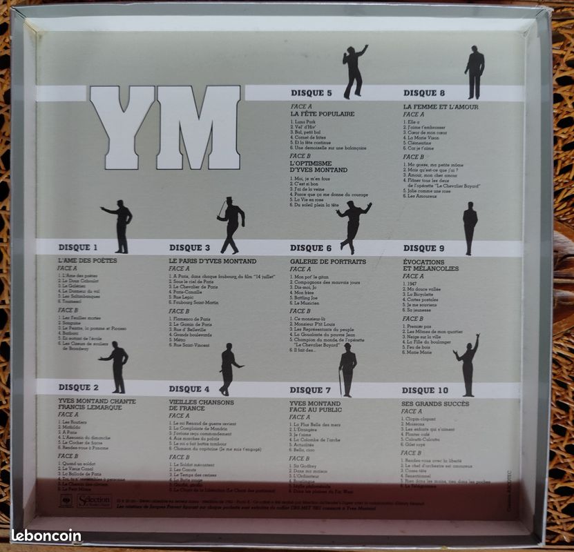 Coffret Yves Montand 33 tours Collection