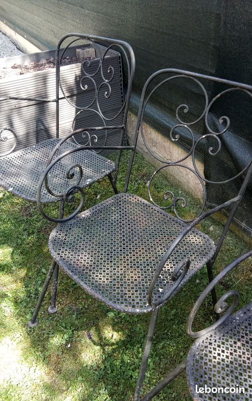 Chaise en fer forgé (image 3)