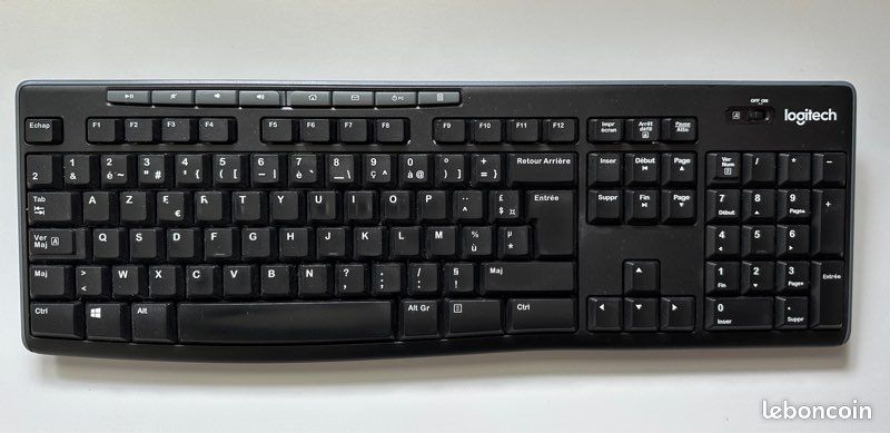 Clavier AZERTY bluetooth logitech (image 1)