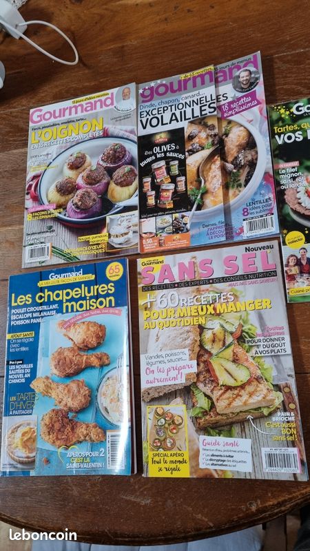 ​Lot de 5 Magazines Gourmand – Recettes & Cuisine (image 2)