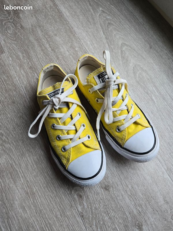 Converse Baskets Converse Haute Jaune Converse Haute Jaune