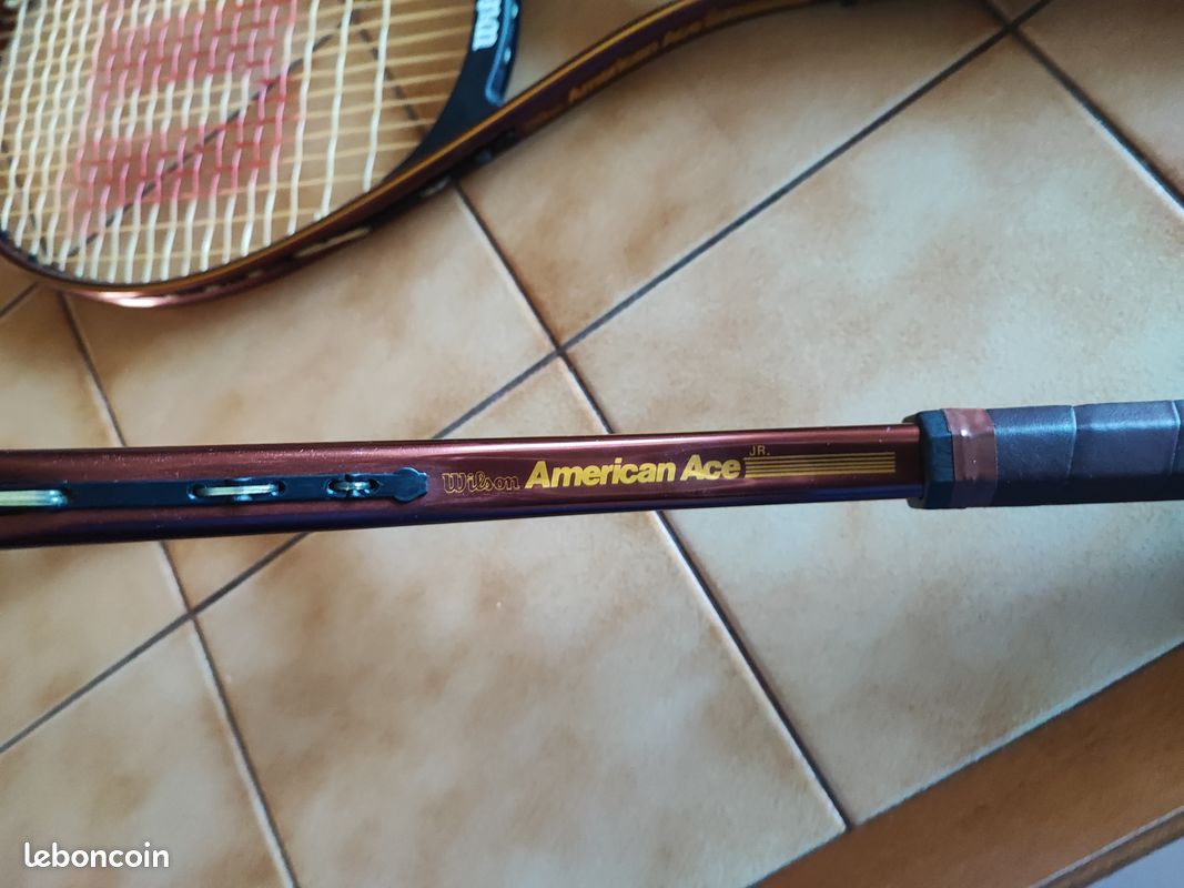 Raquette De Tennis Wilson American Ace - Taille Midsize - Grip 4 3/8" - NEUVE Vintage