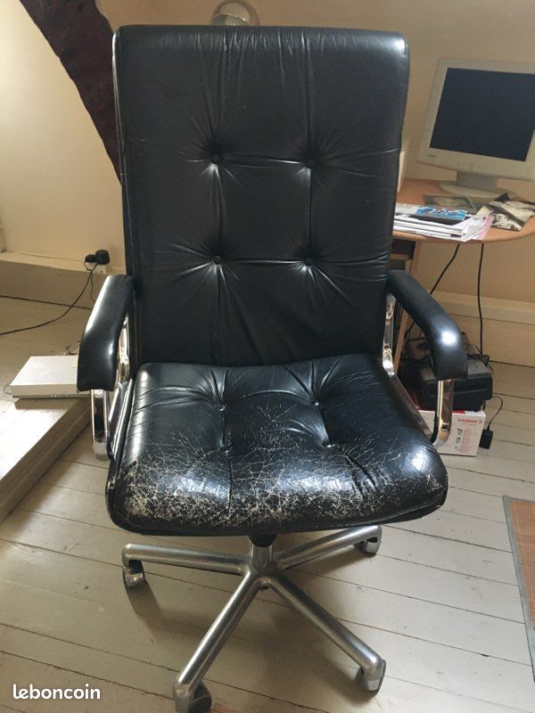Fauteuil de bureau vintage Norvegien Ring Mekanikk (image 1)