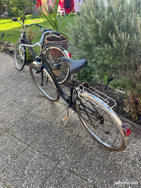 Vélo Vintage Rénové - Ville, Cadre Acier, 2 Vitesses Automatiques Sturmey S2C, Roues 27,5