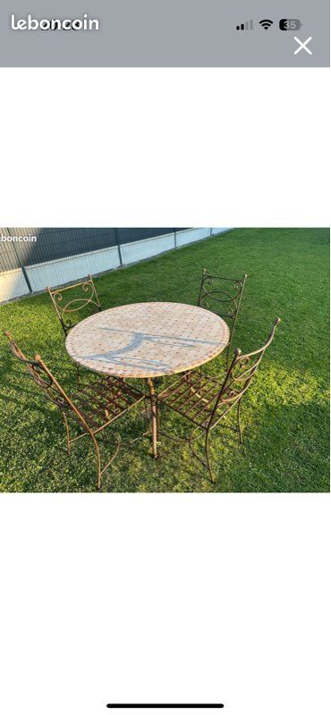 Magnifique table +chaises (image 7)