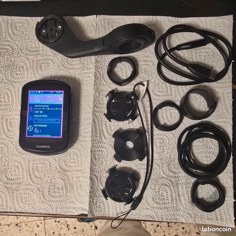 Compteur GPS Garmin Edge 540 Solar Équipements vélos