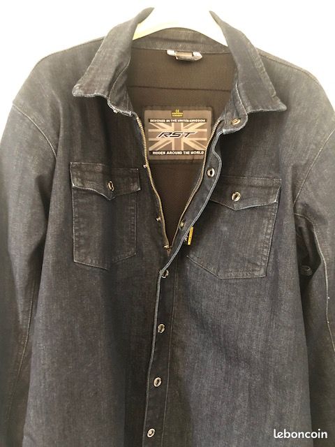 Rst Veste En Jean Moto Blouson Moto Rst Jean Équipement Moto - Main Image