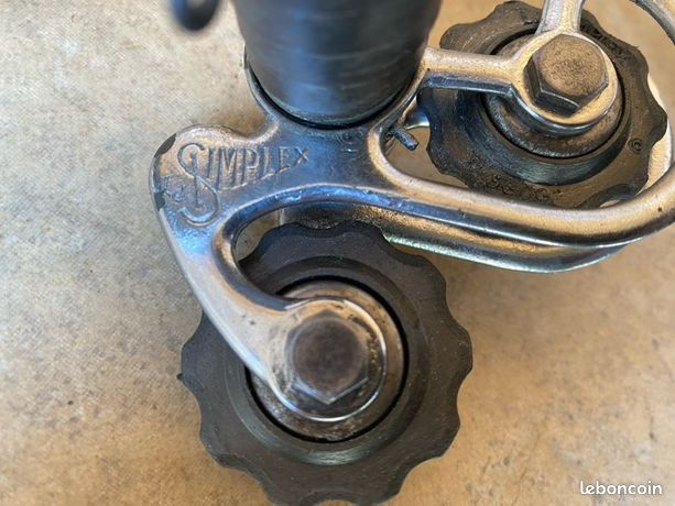 Dérailleur Arrière Vintage Simplex JUY 543, 5 Vitesses, Années 50