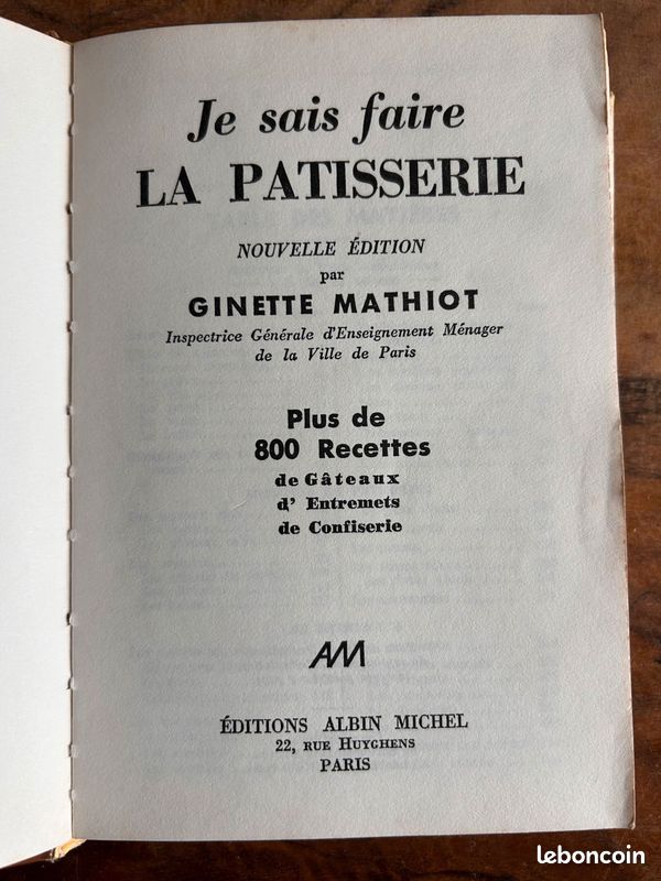 Je sais faire de la patisserie - Ginette MATHIOT (image 3)