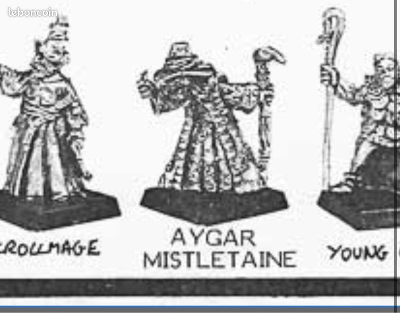 Citadel C02 Wizard Aygar Mistletaine Games Workshop GW Métal New 1985 Métal Gw (image 4)