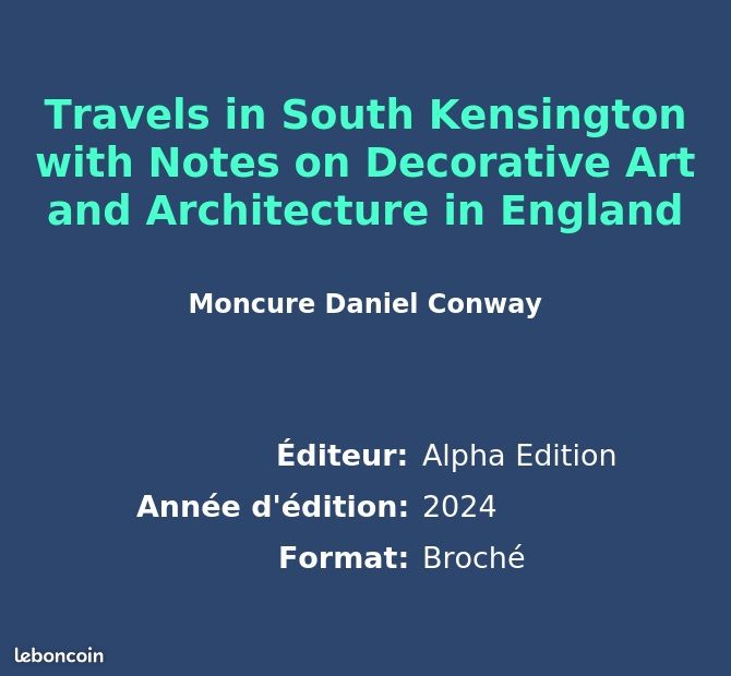 Travels in South Kensington with Notes on Decorative Art and Architecture in England (image 2)