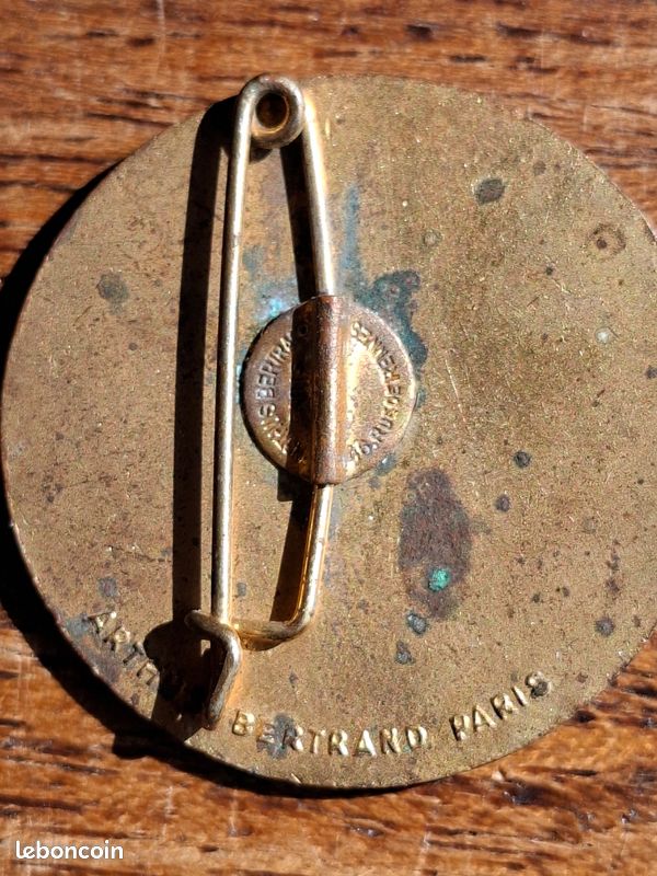 Touristique Suisse Insigne Ancien SKI MONTAGNE Des Années