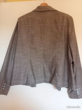 Veste Légère Affinités Armand Thierry - Taille 46 - Kaki - Occasion Très Bon état