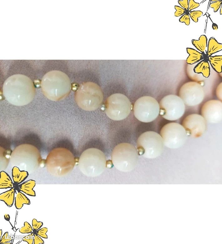 Collier De Perles Vintage - Blanc Nacré - Élégant Et Intemporel