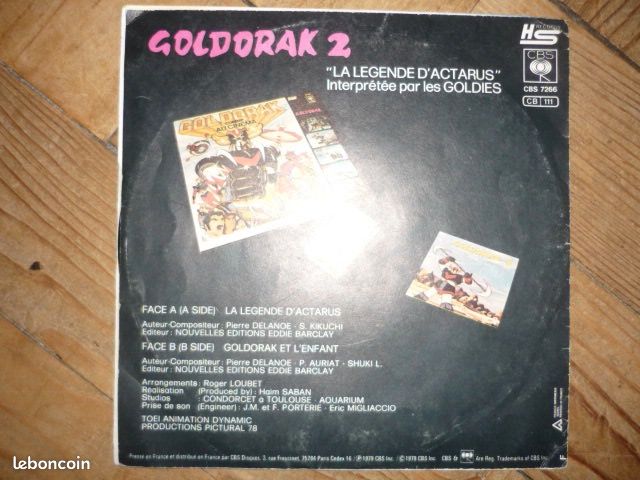 LOT de 5 45T Goldorak (image 10)