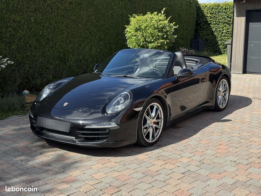 PORSCHE 911 991.1 Carrera Cabriolet - Immat FR - Chrono - Sport & Sport Plus - Suivi Porsche - Echappement Sport (image 1)