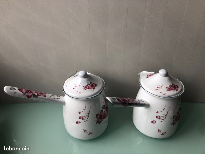Cafetière motif floral compatible plaque induction (image 2)