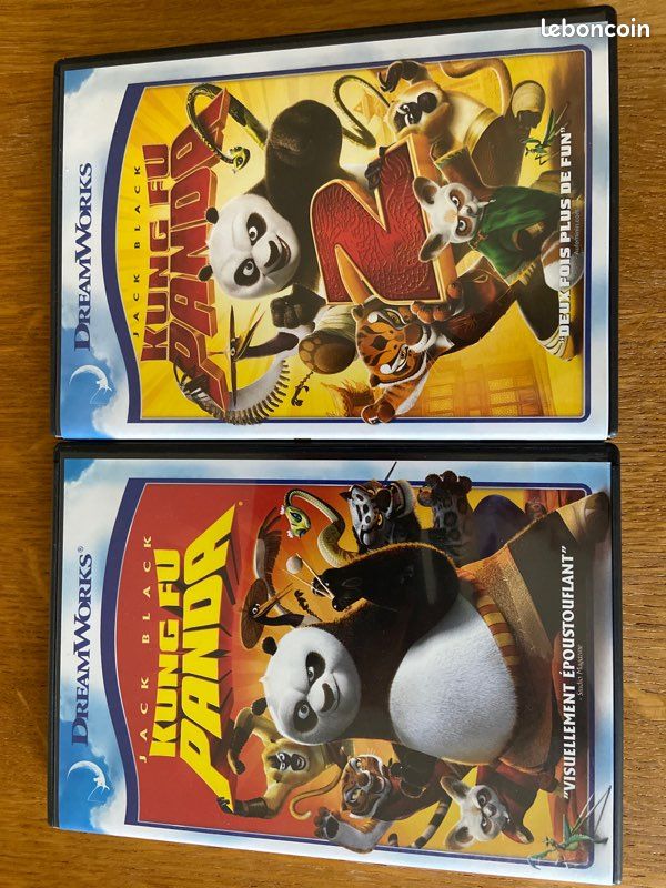 Lot 2 dvd kung fu panda 1 et 2 (image 1)