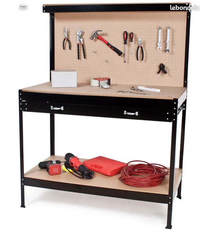 Etabli garage, atelier 120 x 55 x150cm - Livraison comprise en France âââ (image 3)