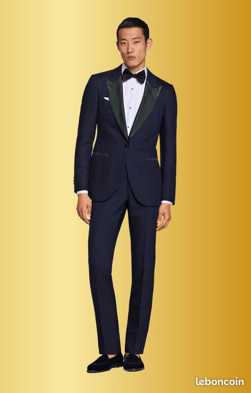 Smoking Tuxedo Suitsupply Bleu marine Vêtements