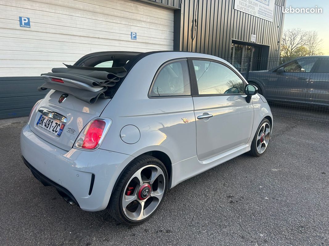 Abarth 500 Cabriolet boite automatique 140 cv 03/2011 125000 kms ct ok garantie 12 mois (image 4)