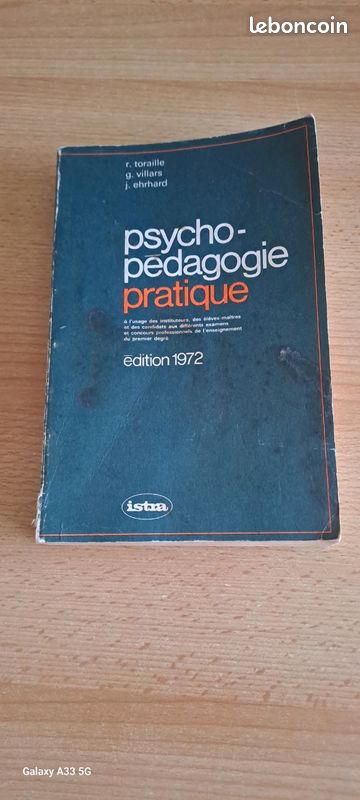 Psycho pédagogie pratique édition 1972 (image 1)
