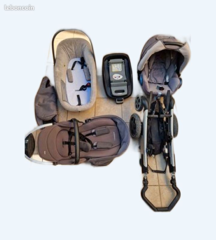 Poussette trio Elea + base isofix pour cosy (image 1)